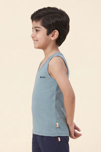Lee Cooper Boys Solid Vest (Pack of 2) - Multicolor — thumbnail 9